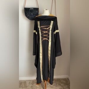 Renaissance Medieval Faire CosPlay Dress Cape